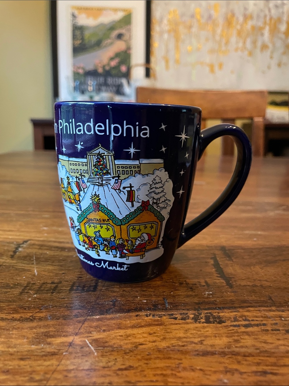 PHILADELPHIA Christmas Village German Style Gluehwein Mug Cup Night Market